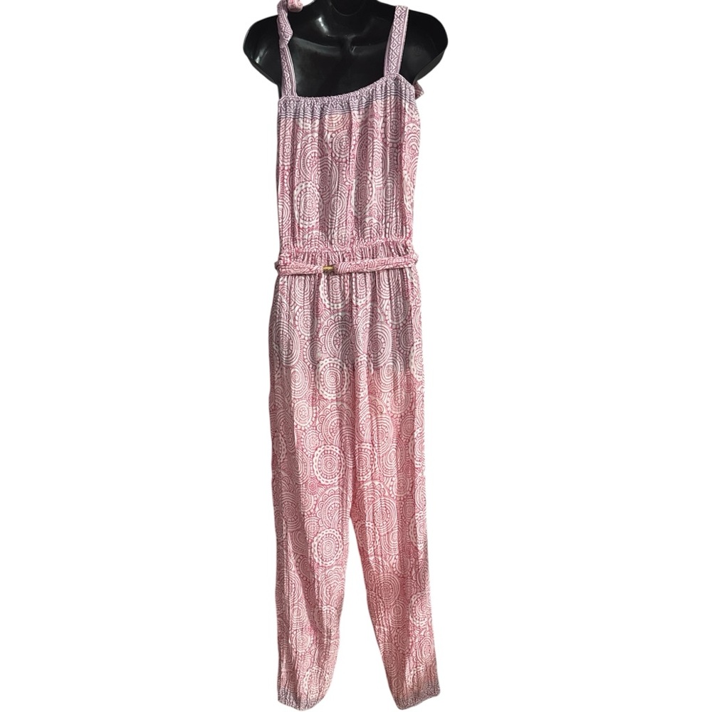 Alicia Bell Pink Patterned Women's Romper - Picture 5 of 9